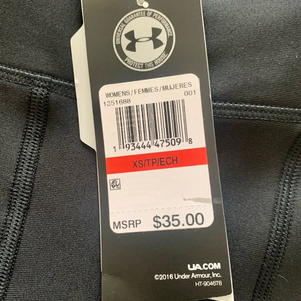 Under Armour Heat Gear Bike Shorts Size XS - Picture 10 of 10